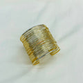 Golden Mesh Wire Cuff