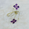 Double flower arm cuff