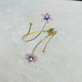 Double flower arm cuff