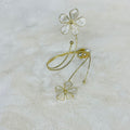 Double flower arm cuff