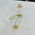 Double flower arm cuff
