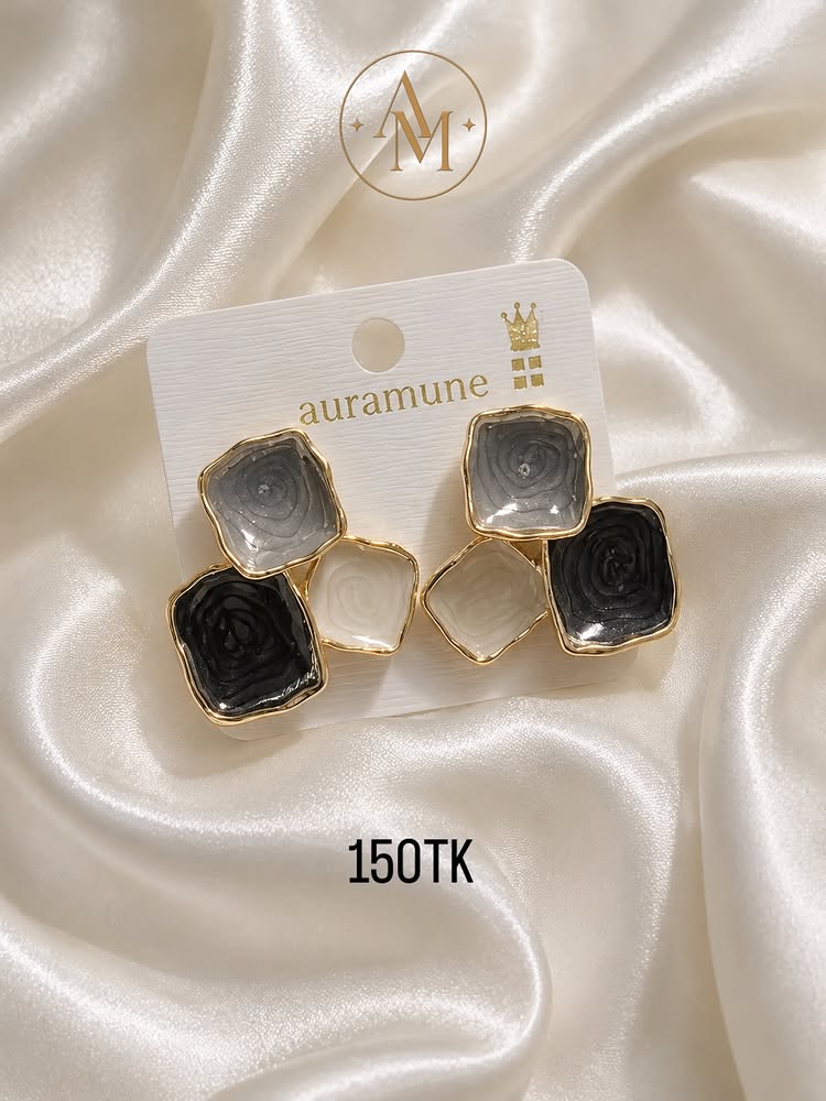 Elegant Geometric Statement Earrings