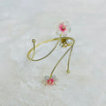 Double flower arm cuff