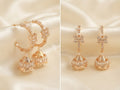 The Crystal Bow Jhumka Hoops