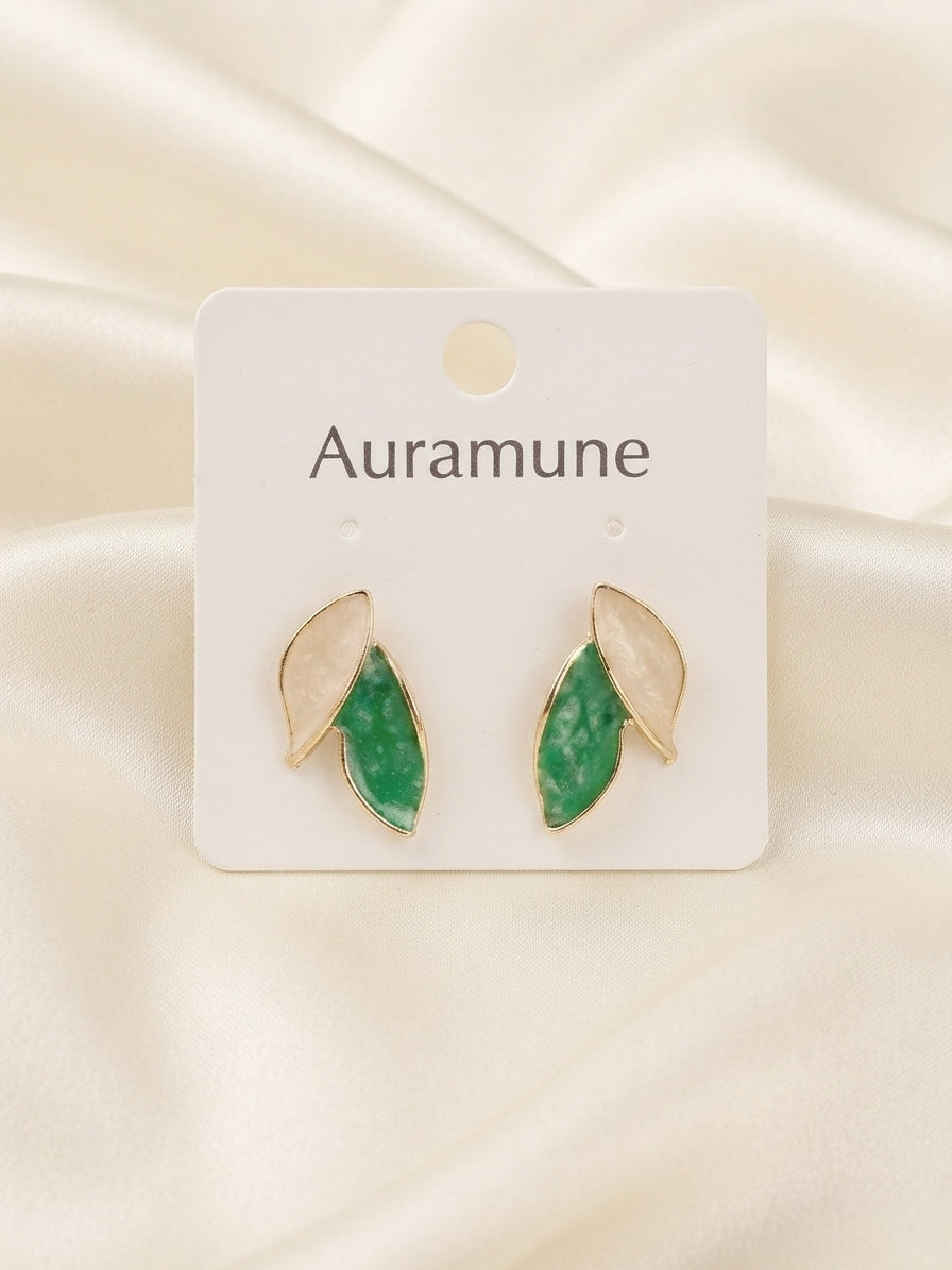 Leaf Duo Earrings 🍃✨