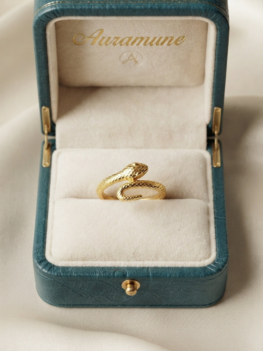 The Gold Serpent Ring Buti