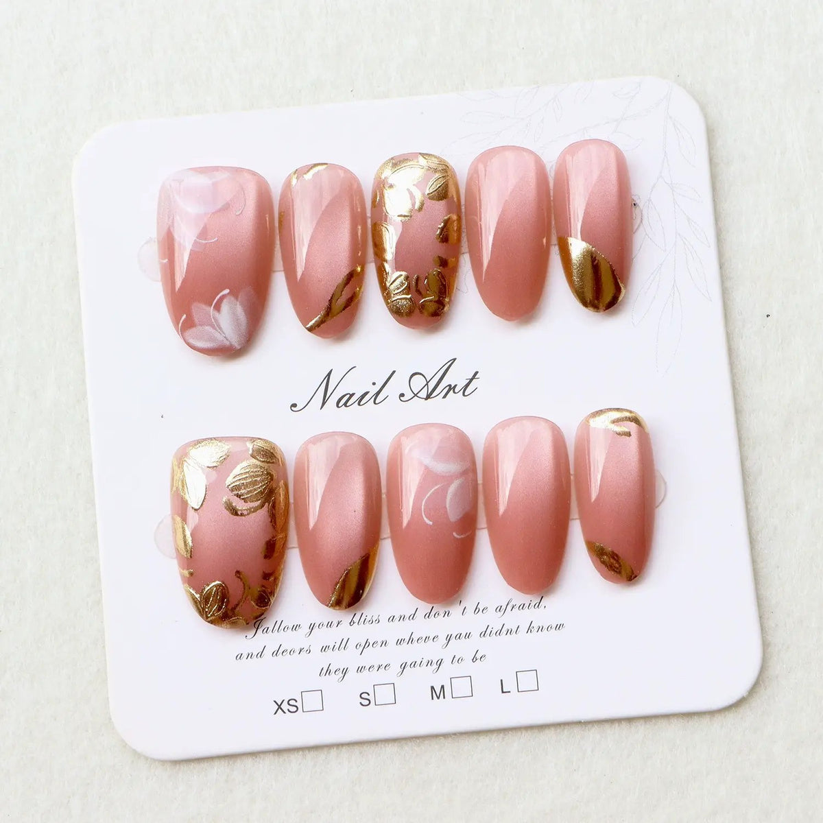 10 pc's [xs/s/m] fake nails