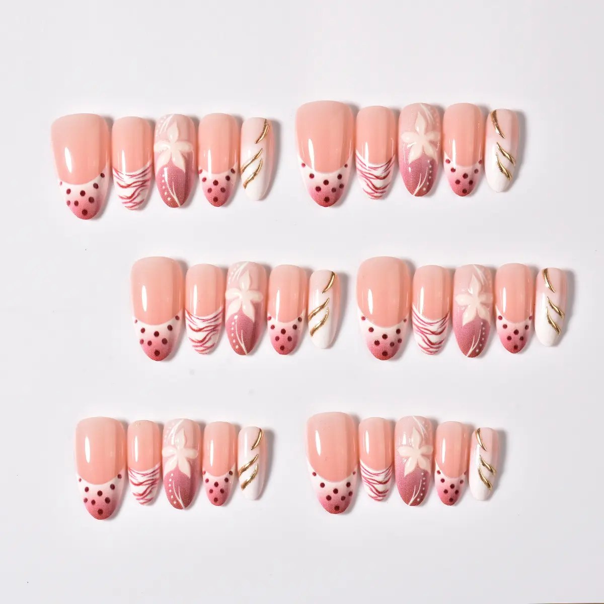 10 pc's [xs/s/m] fake nails