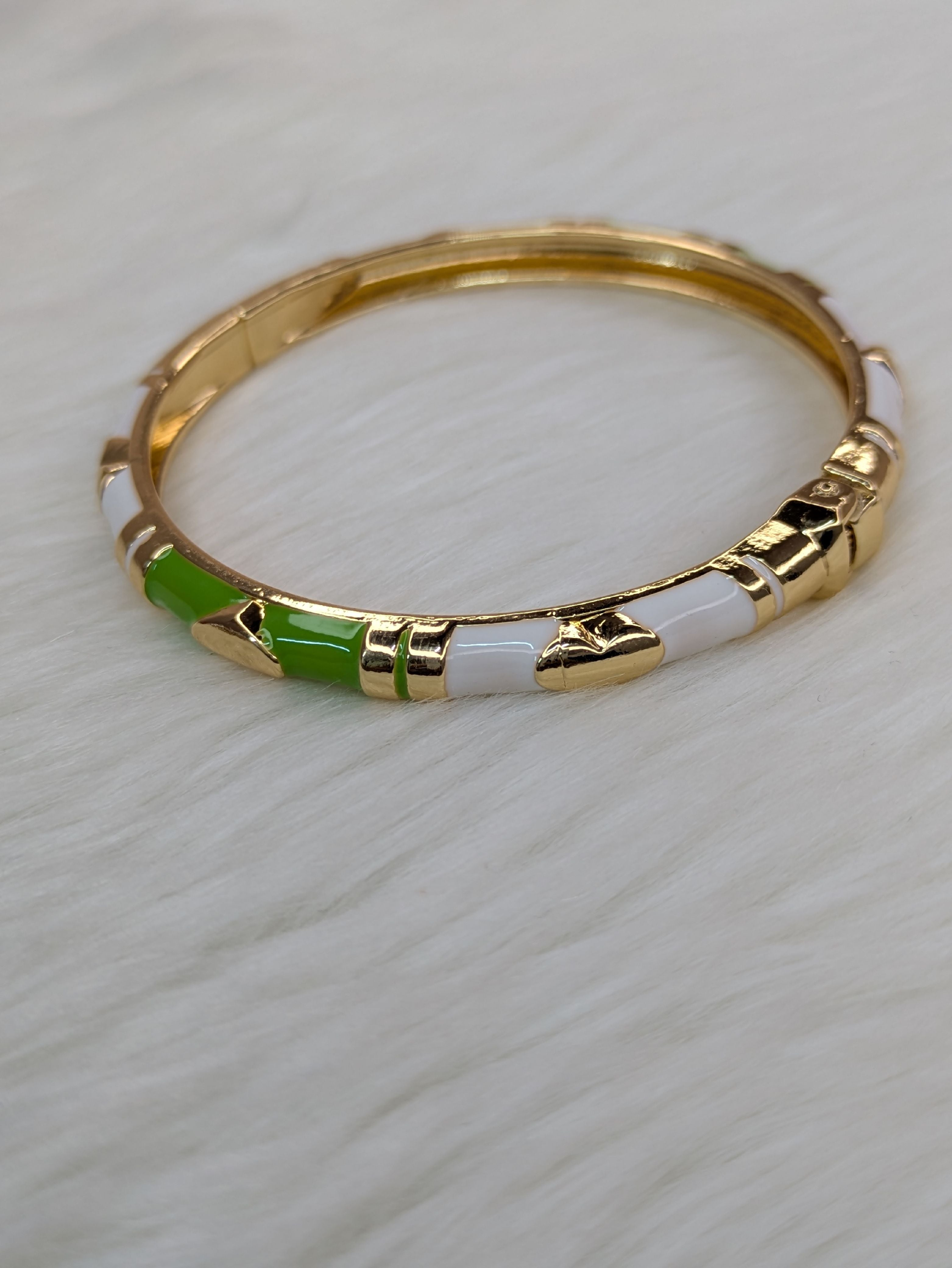 Golden Emerald Mina Kari Bracelet 💚✨