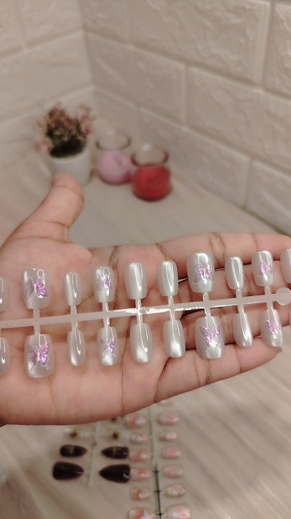 10 pc's [xs/s/m] fake nails