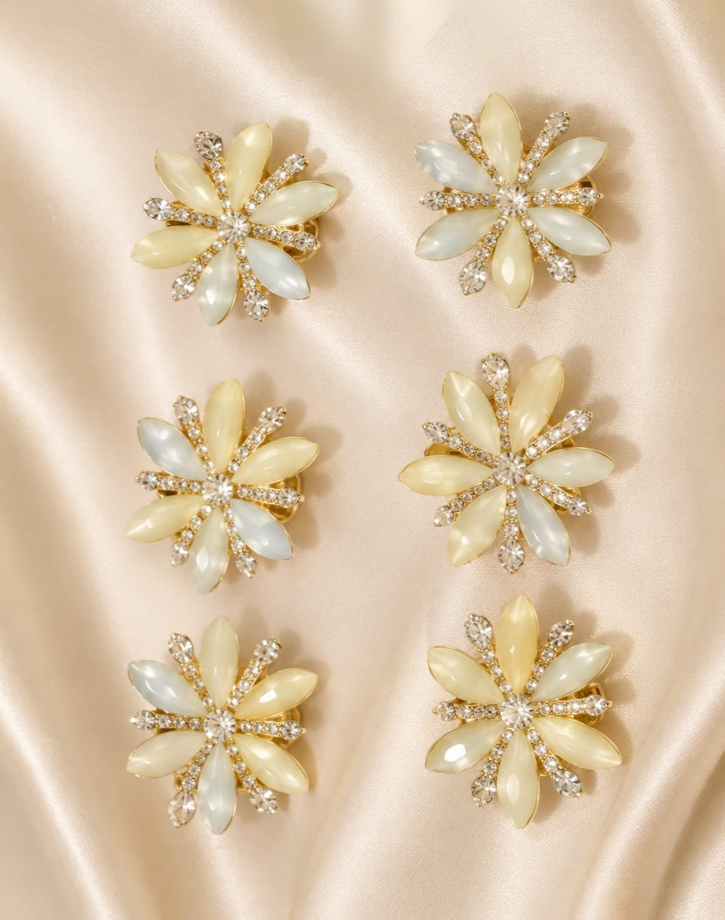 flower stone Brooch (1 pcs)
