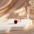 Rose infinity color guaranteed necklace