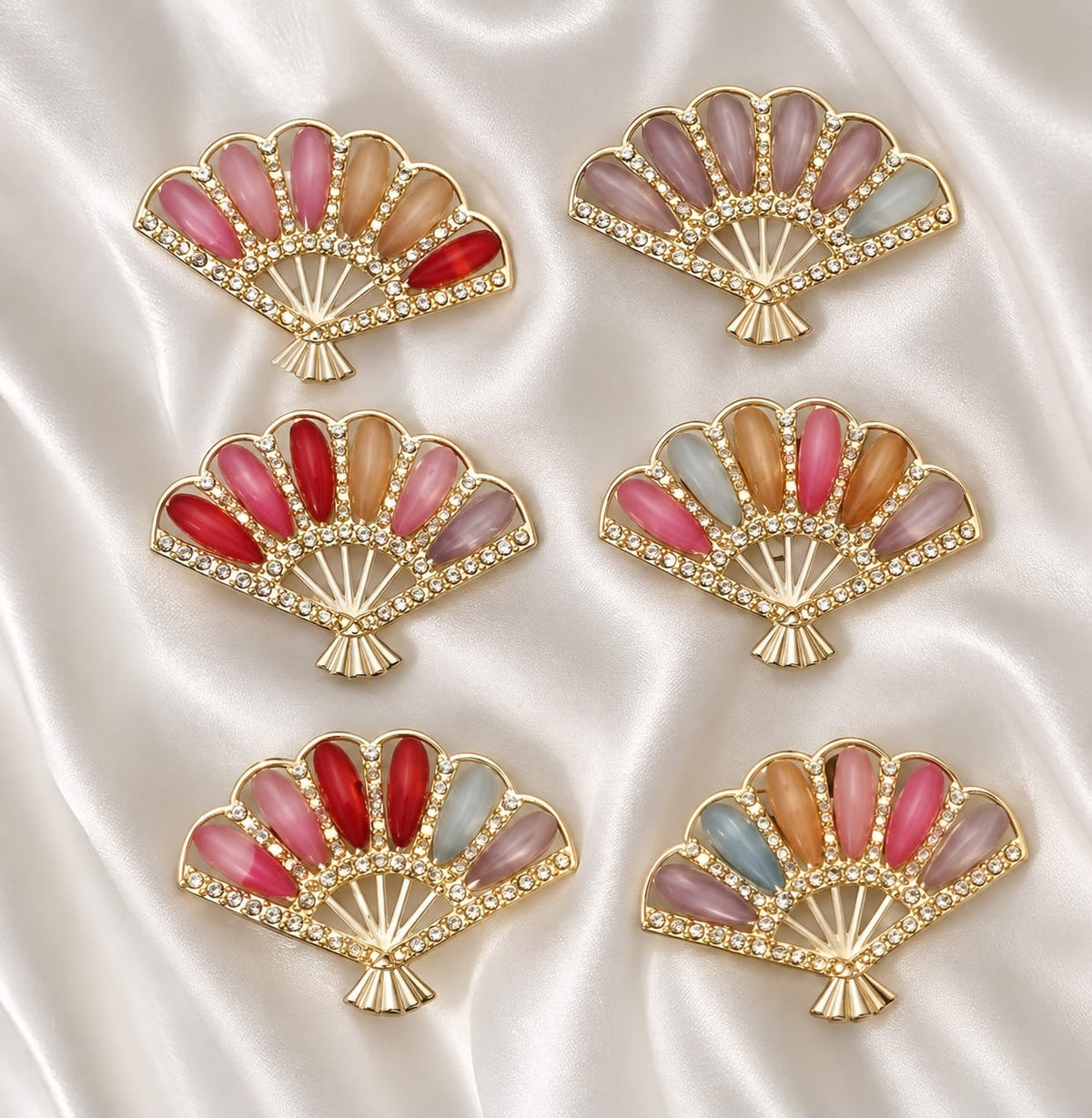 stone Brooch (1 pcs)