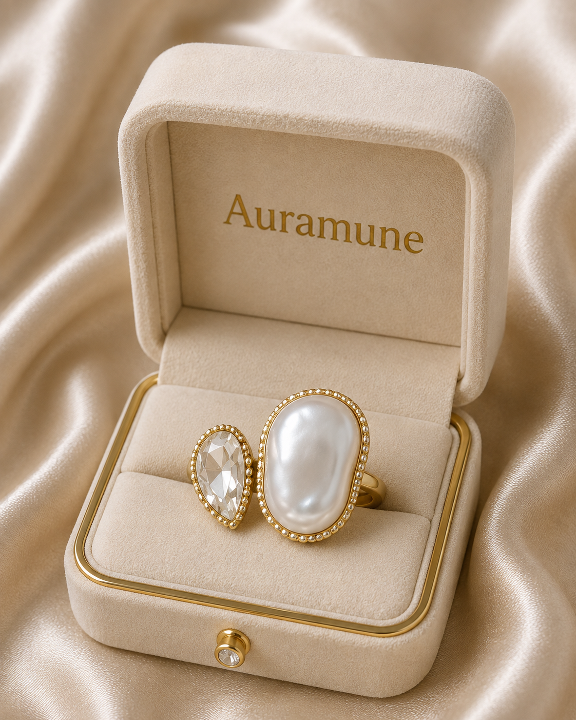 Pearl Bloom Statement Ring